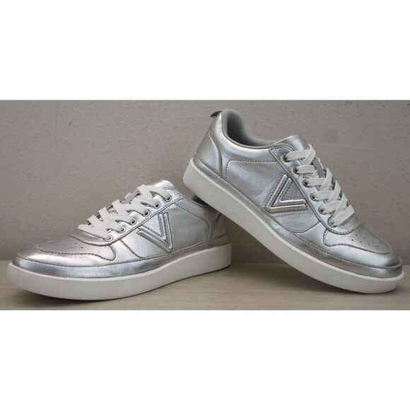 Vionic J0746L4020 Women's Sz 7M Silver Leather Elise Comfortable Walking Shoes - Picture 12 of 13